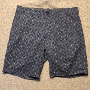 J Crew 34 Stanton Blue White Preppy Shorts Perfect